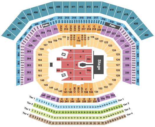 Levi's Stadium Morgan Wallen Seating Chart